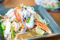 Ã¢â¬ÅSom TumÃ¢â¬Â papaya salad with seafood